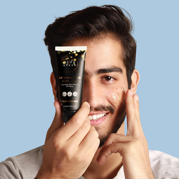Best Exfoliating Facial Gold Scrub In Pakistan - Glow Stash